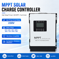 Controlador Solar MPPT de Alto Voltaje de 60A, Entrada de CC de 230V Máx., Sistema de Batería de 12V-96V, Pantalla LCD, Suministro de Fábrica OEM ODM