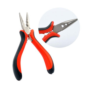 Outil d'extension de cheveux en silicone Micro anneau pince à cheveux à trois trous outil de pince à ruban pour extensions de cheveux professionnelles - Product Image 4