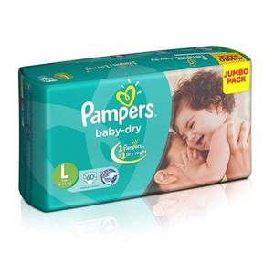 Couches Pampers Baby Dry – Protection de nuit, absorption accrue. - Product Image 3