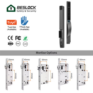 Thiết kế hiện đại an ninh ứng dụng thẻ tiên tiến điện tử nhà nhôm nhiệt phá vỡ biệt thự thông minh ngoài trời không thấm nước khóa - Product Image 4