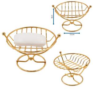 Porte-savon en laiton de haute qualité pour une utilisation quotidienne dans la salle de bain, offrant une construction durable et un design élégant - Product Image 3