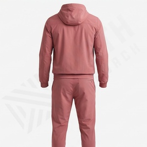 Vêtements de sport de qualité supérieure avec logo personnalisé en gros, ensembles de survêtement de sport pour hommes, deux pièces, jogging, tenue de course - Product Image 2