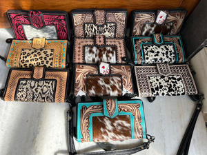 กระเป๋าคลัทช์หนังวัวแท้รุ่นใหม่มีสไตล์แบบตะวันตกกระเป๋าถือดีไซน์สำหรับผู้หญิงกระเป๋าสตางค์หนังเครื่องมือพิเศษขายดี - Product Image 5