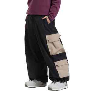 Waterproof Winter Ski Snowboard <b>Pants</b> Breathable Baggy High Street <b>Cargo</b> Wide Leg Loose Ski Snow <b>Pants</b> - Product Image 5