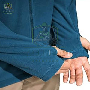 เสื้อแจ็คเก็ตยุทธวิธีดีไซน์เฉพาะตัว ขายส่ง สีพื้น ซิป น้ำหนักเบา เป็นมิตรกับสิ่งแวดล้อม สวมใส่สบาย คุณภาพสูง - Product Image 5