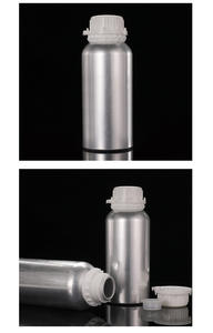 Bouteille vide en aluminium personnalisable de 500ml avec couvercle anti-inviolable au fini mat sérigraphie pour usage cosmétique Service OEM/ODM - Product Image 6