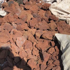 Red Scoria Lava Rock Volcanic Exterior Block 100mm Diameter Durable Eco-Friendly - Product Image 1