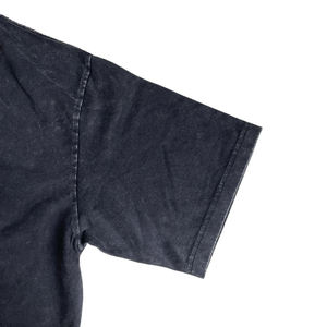 Haute qualité 100% coton lavage à l'acide 250Gsm poids lourd Vintage hommes t-shirt personnalisé blanc Vintage t-shirts - Product Image 6