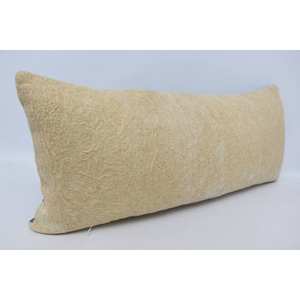 Antique 16x36 Inch Beige Wool <b>Pillow</b> Woven and Tufted with Vintage Print Square Shape Luxury <b>Decorative</b> <b>Pillow</b> for Home Use - Product Image 3