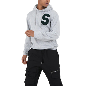 Fabricantes de Ropa Personalizada con Logotipo, Unisex, Corte Regular, Otoño, Impermeable, Transpirable, Tejido de Punto de Algodón Grueso con Bordado Estampado para Hombre - Product Image 4