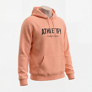 Sudadera con Capucha Básica de Algodón para Hombre, Tejido Suave y Elegante, Ideal para Uso Diario y Atuendos Casuales. - Product Image 1