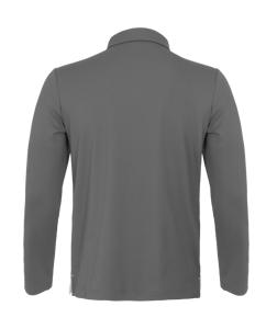 Golf de manga larga personalizado de alta calidad para hombre para camisa de nailon Spandex tela transpirable diseño de rayas diagonales ropa teñida 180g - Product Image 3