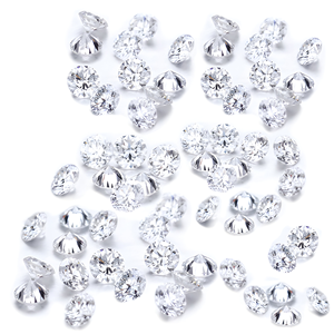 Gemver1.8mm à 3.3mm de forme ronde diamants de mêlée cultivés en laboratoire VVS Clarity DEF Color CVD Lab Diamond for Jewelry Making - Product Image 1