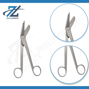 Tijeras Excéntricas para Yeso, Manuales, con Hoja Dentada Resistente, 190 mm de Largo, Acero Inoxidable Quirúrgico, Certificación CE, Fabricante de Instrumentos - Product Image 3