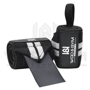 Muñequeras con logotipo personalizado para Seguridad Física resistente gimnasio levantamiento de pesas soporte de mano para culturismo muñequera personalizada - Product Image 3