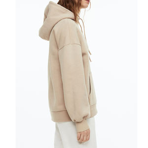 Quantité minimale de commande bas prix raisonnable goutte épaule à capuche pour les femmes bonne qualité matériel respirant hiver tenue décontracté Logo personnalisé - Product Image 3