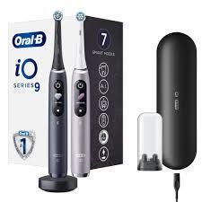 Véritable Oral-B iO Series 9 Brosse à dents électrique pour enfants Onyx noir avec 4 têtes de brosse à ultrasons Vitalité sonique pour les soins bucco-dentaires - Product Image 3