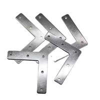 Vente chaude Chine Fabricant 4 Trous L Forme 30 Connecteur En Acier Au Carbone Plaque En Aluminium pour 30*30 Aluminium T Slot Profil