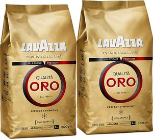 Lavazza Qualità Oro 1 kg / granos enteros Miel, Floral, malta - Product Image 1