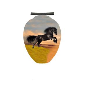 Urnas de cremación funeraria para adultos para cenizas humanas, cremación de aluminio y Metal, urna para adultos con estampado de tema Floral personalizado - Product Image 2