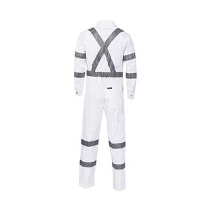 Mono Popular de alta visibilidad, mono de taladro de algodón con cinta nocturna, mono de trabajo nocturno de alta visibilidad, mono de hombre - Product Image 2