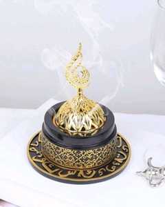 Quemador de pelo de calidad superior mubkhar quemador de incienso con incrustaciones de hueso madre de perla quemador de perfume vaporizador - Product Image 1