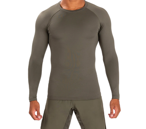 High Performance <b>Compression</b> Rashguard <b>for</b> <b>Men</b> Breathable Stretch Fabric Spandex/Nylon Full Sleeve <b>for</b> Fitness Running Outdoor - Product Image 1