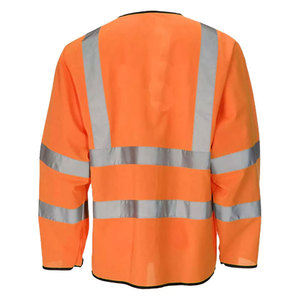 Meilleures ventes, gilet de travail en polyester personnalisable, manches complètes, nouveauté, vêtements de sécurité réfléchissants, caractéristiques, logo personnalisé, OEM - Product Image 3