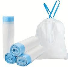 Origine du Vietnam Grand 13 39 55 gallons Sacs poubelle en plastique à cordon robuste 120 litres Sacs à ordures à cordon noir - Product Image 5