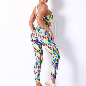 Conjunto de Yoga Deportivo para Mujer, Conjunto de Yoga sin Costuras para Mujer, Ropa Deportiva para Entrenamiento, Conjunto de Yoga Sublimado para Mujer - Product Image 5