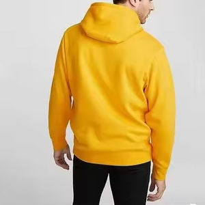 Sweat-shirt à capuche en molleton de coton pour homme, modèle 2025, élégant, bicolore, brodé de strass, streetwear d'hiver, éco-responsable - Product Image 3