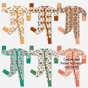 Pyjamas en bambou pour nouveau-nés, barboteuses, combinaisons, vêtements en bambou pour bébés, vêtements pour enfants, ensembles de vêtements pour enfants, <span class=keywords><strong>produits</strong></span> pour bébés - Product Image 2