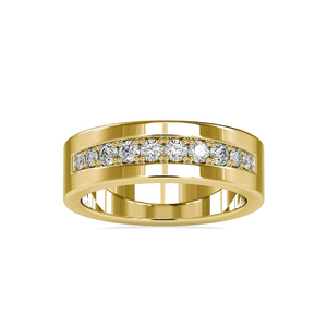Anillo de racimo de diamantes de corte redondo cultivado en laboratorio de 10K para hombre de lujo, pieza de joyería Premium para bodas, brillo IGI certificado para él - Product Image 5