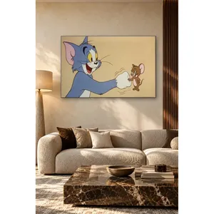 Impression sur toile Fida Tom et Jerry se serrant la main - Product Image 4