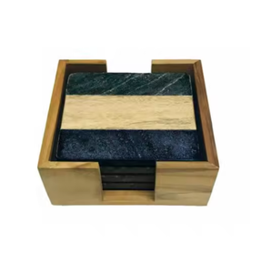 ที่รองแก้วเนื้อหินอ่อนทำจากไม้ที่ขายดีสามารถปรับแต่งได้ - Product Image 6