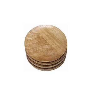 Assiette de service en bois naturel en forme de carré, de haute qualité, de forme carrée, nouveau design - Product Image 4