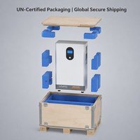 Système de stockage de batterie solaire tout-en-un Tianom ESS-P003 Split 10kWh LiFePO4 AC 51.2V IP21 CAN Hybride Réseau