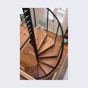 Kits d'escaliers préfabriqués conformes au Code commercial, antidérapants, pour la conception de bâtiments publics, pour un <span class=keywords><strong>escalier</strong></span> <span class=keywords><strong>en</strong></span> colimaçon - Product Image 2