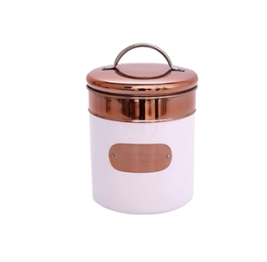 Boîte de cuisine en métal cuivre Meilleure qualité Boîte en métal Cuisine à domicile Utilisation de stockage de table - Product Image 2