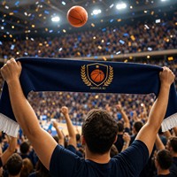 Écharpes de club de basketball rectangulaires suspendues, écologiques et personnalisables, avec impression numérique haute définition sur satin