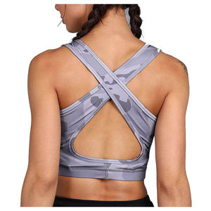 Soutien-gorge de sport de yoga pour femmes de qualité supérieure 100% soutien-gorge de course en polyester soutien-gorge de sport pour femmes actives - Product Image 4