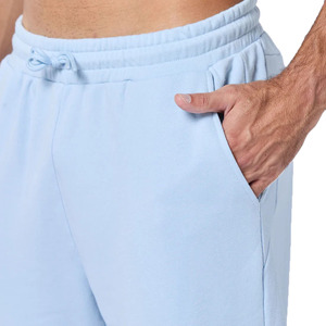 กางเกงกีฬาผู้ชายเอวสูง ระบายอากาศได้ดี ผ้าไหมน้ำแข็งบางเบา แห้งเร็ว มีซิป ทรงตรง สไตล์ลำลอง เหมาะสำหรับวิ่ง - Product Image 3