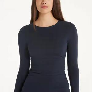 Camiseta Formal para Mujer, Bordado, Botones, Personalizada, OEM, Venta al por Mayor, Lona Transpirable, Ecológica, de Alta Calidad, Moderna para Verano - Product Image 4