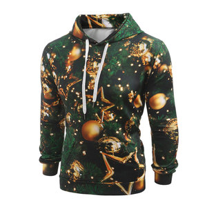 Sudadera con Capucha de Invierno para Hombre, Impresión Digital Sólida, Personalizada, Estilo Urbano, Informal, Deportiva, al por Mayor, OEM - Product Image 2