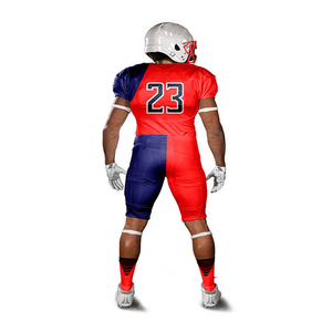 Ropa deportiva Uniforme de fútbol americano Fabricación Precio competitivo 100% poliéster Logotipo personalizado Uniforme de fútbol americano - Product Image 6
