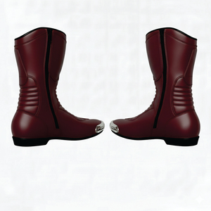 Botas de Motociclismo de Cuero Nuevas, Botas Cortas de Motociclismo para Carreras, Fabricación de Calzado - Product Image 2
