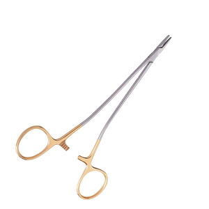 Portaagujas Quirúrgico Recto de Acero Inoxidable Profesional, Manual, para Kit de Cirugía, Instrumento con Certificación CE Clase II - Product Image 2