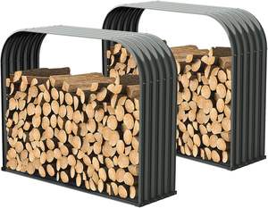 Decorative and Functional <b>Log</b> <b>Rack</b> for Modern Homes with OEM Customization and Durable Steel Build - Product Image 5