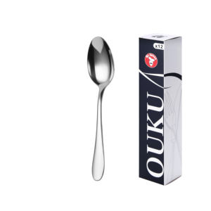 ช้อนสแตนเลส Mr.Spoon รุ่น Serie Piedra Classic Style ขนาด 205 มม. เกรด 18/0 สีเงิน ใช้กับเครื่องล้างจานได้ เหมาะสำหรับใช้ในบ้านและเชิงพาณิชย์ - Product Image 1