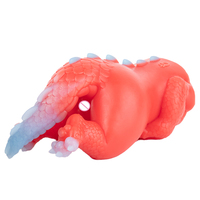 G6629 Red Dragon Fantasy Männlicher Silikon-Handmasturbator mit Internen Texturen für Verbesserte Empfindungen